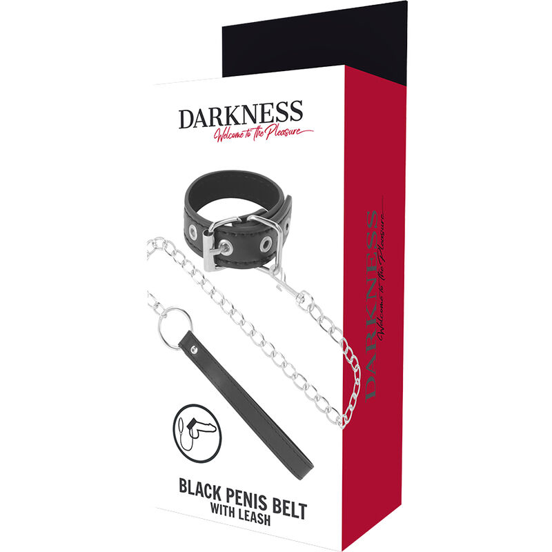 DARKNESS - ANILLA PENE CON CORREA - Kanerotika SL