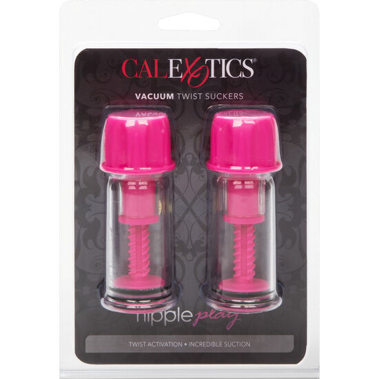 CALIFORNIA EXOTICS - VACCUM TWIST SUCCIONADORES PEZONES ROSA - Kanerotika SL