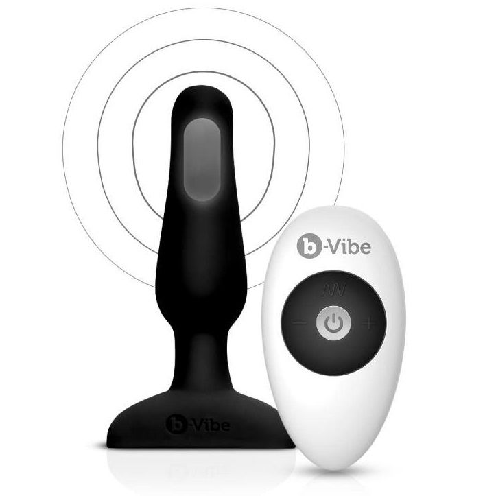 B-VIBE - NOVICE CONTROL REMOTO ANAL PLUG NEGRO - Kanerotika SL