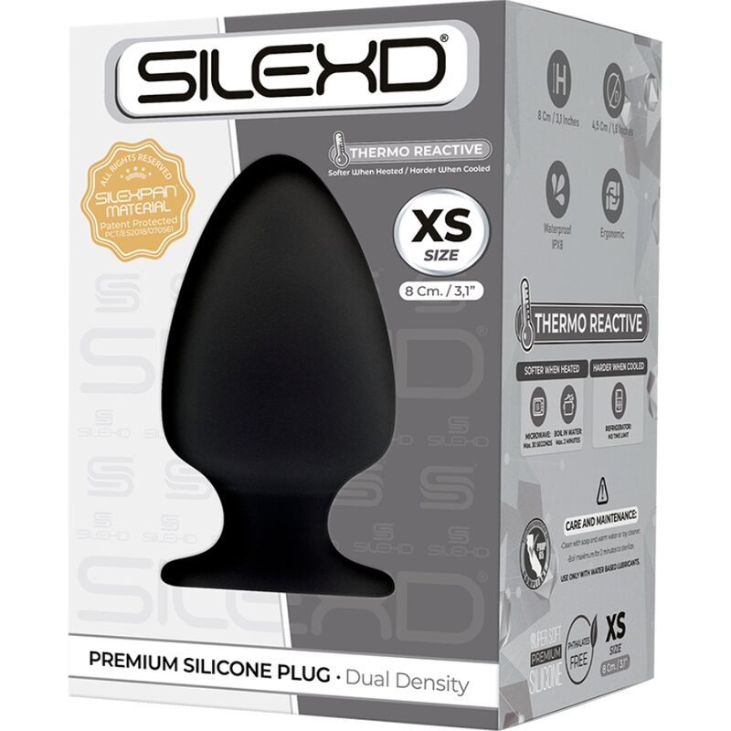 SILEXD - MODELO 1 PLUG ANAL SILICONA PREMIUM SILEXPAN PREMIUM TERMORREACTIVO TALLA XS - Kanerotika SL