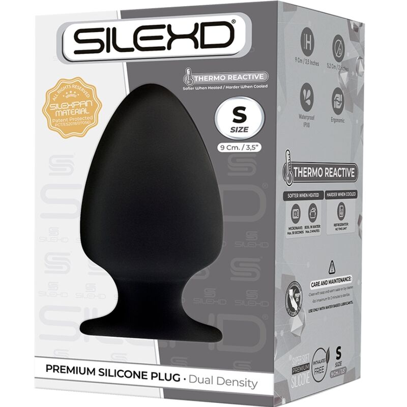 SILEXD - MODELO 1 PLUG ANAL SILICONA PREMIUM SILEXPAN PREMIUM TERMORREACTIVO TALLA S - Kanerotika SL