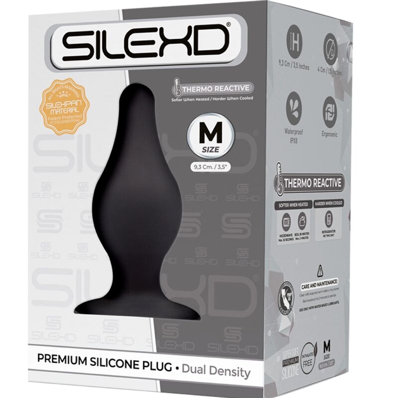 SILEXD - MODELO 2 PLUG ANAL SILICONA PREMIUM SILEXPAN PREMIUM TERMORREACTIVO TALLA M - Kanerotika SL