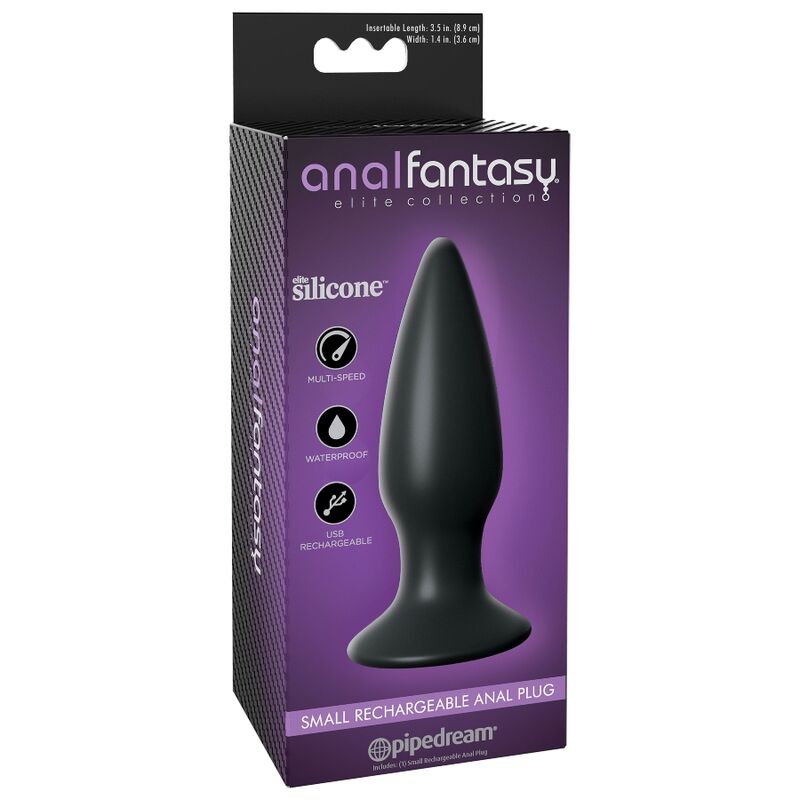 ANAL FANTASY ELITE COLLECTION - PLUG ANAL RECARGABLE PEQUEÑO - Kanerotika SL