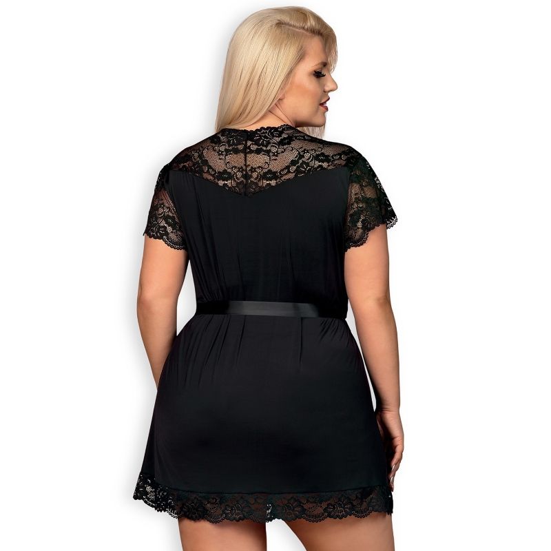 OBSESSIVE - 810-PEI-1 PEIGNOIR XXL - Kanerotika SL