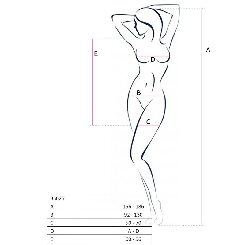 PASSION - WOMAN BS025 BODYSTOCKING ESTILO VESTIDO BLANCO TALLA UNICA - Kanerotika SL