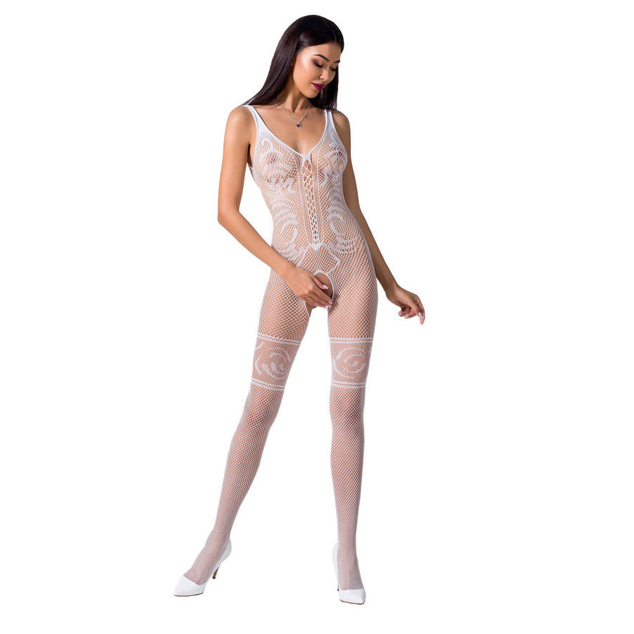 PASSION - WOMAN BS069 BODYSTOCKING BLANCO TALLA UNICA - Kanerotika SL