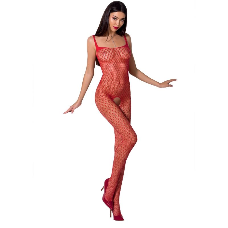 PASSION - WOMAN BS071 BODYSTOCKING ROJO TALLA UNICA - Kanerotika SL