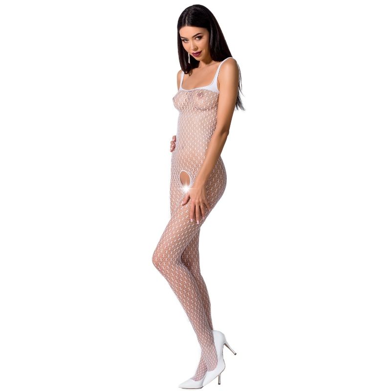 PASSION - WOMAN BS071 BODYSTOCKING BLANCO TALLA UNICA - Kanerotika SL