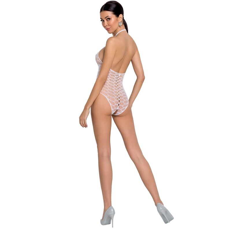 PASSION - WOMAN BS087 BODYSTOCKING BLANCO TALLA UNICA - Kanerotika SL