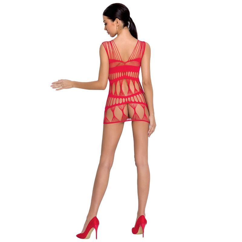 PASSION - WOMAN BS089 BODYSTOCKING ROJO TALLA UNICA - Kanerotika SL