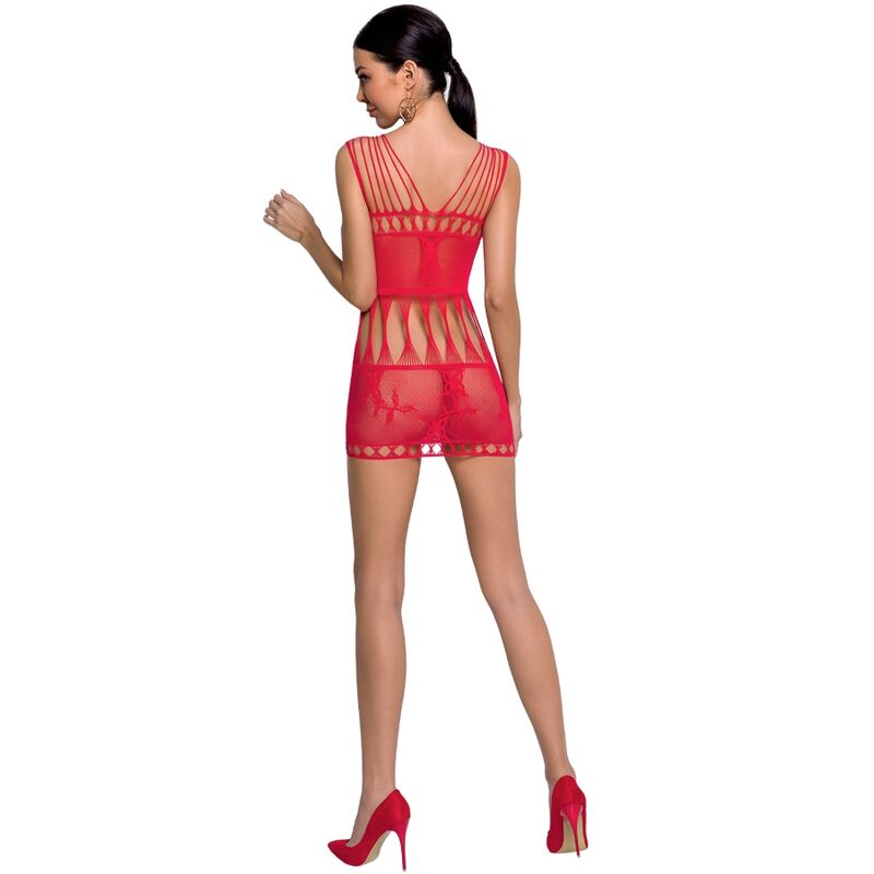 PASSION - WOMAN BS090 BODYSTOCKING ROJO TALLA UNICA - Kanerotika SL