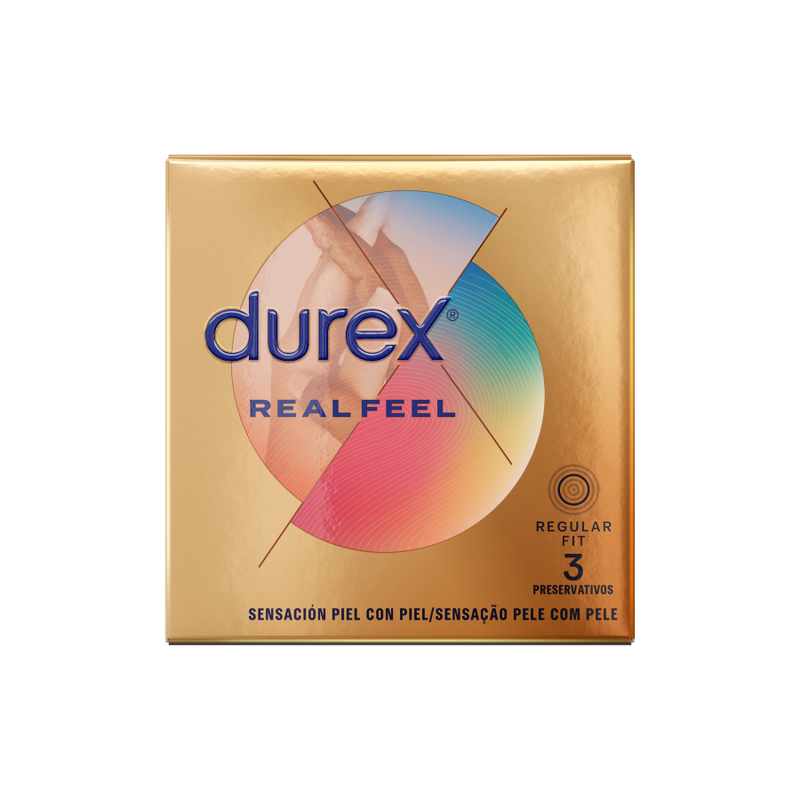 DUREX - REAL FEEL PRESERVATIVOS 3 UNIDADES - Kanerotika SL