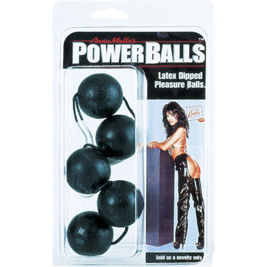 CALIFORNIA EXOTICS - POWER BOLAS ANAL /VAGINAL NEGRO - Kanerotika SL