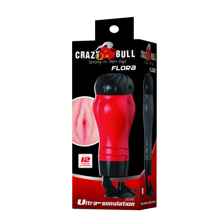 CRAZY BULL - FLORA VAGINA CON BASE MASTURBADOR - Kanerotika SL