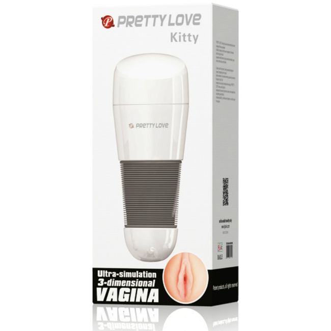 PRETTY LOVE - KITTY MASTURBADOR BLANCO VAGINA - Kanerotika SL