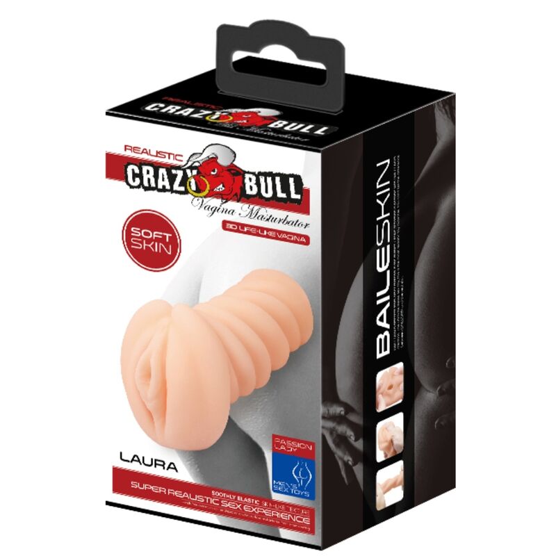 CRAZY BULL - VAGINA MASTURBADOR PORTATIL - Kanerotika SL