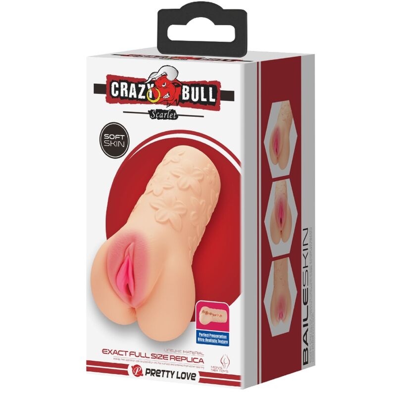 CRAZY BULL - SCARLET MASTUBADOR EN FORMA DE VAGINA - Kanerotika SL