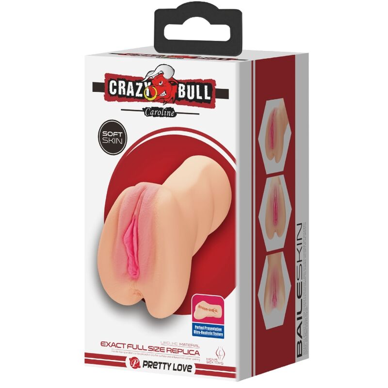 CRAZY BULL - CAROLINE MASTUBADOR EN FORMA DE VAGINA - Kanerotika SL