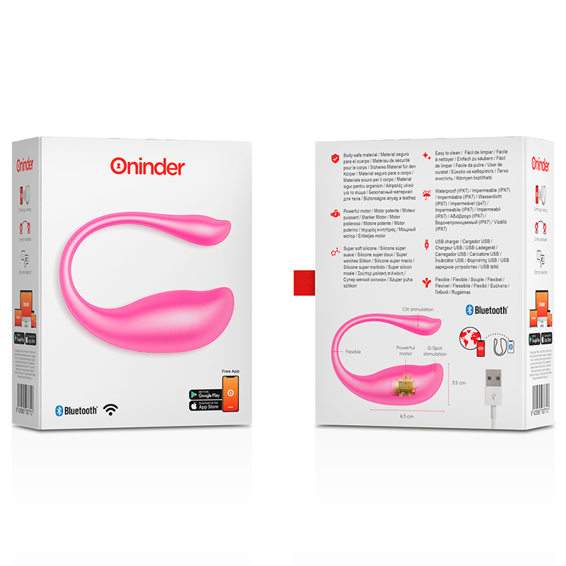 ONINDER - NAIROBI HUEVO VIBRADOR ROSA - APP GRATUITA - Kanerotika SL