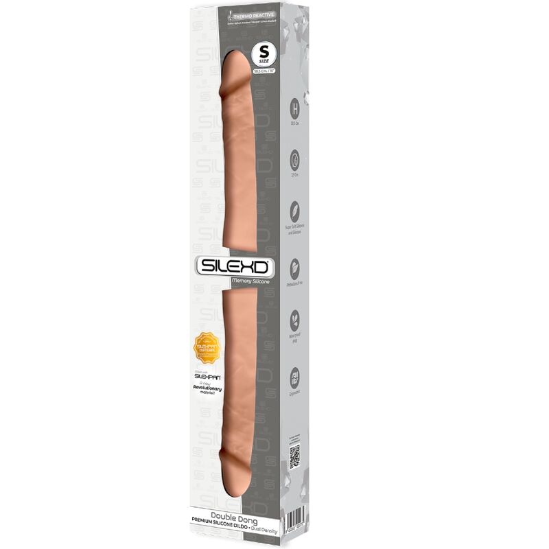 SILEXD - PENE REALISTICO DOBLE SILICONA PREMIUM SILEXPAN 38.5 CM - Kanerotika SL