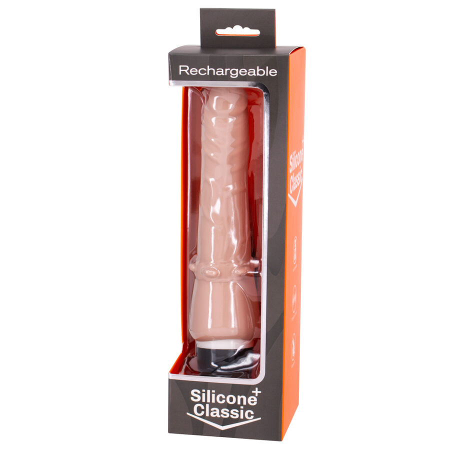 SEVEN CREATIONS - VIBRADOR RECARGABLE NATURAL 7V 20 CM - Kanerotika SL