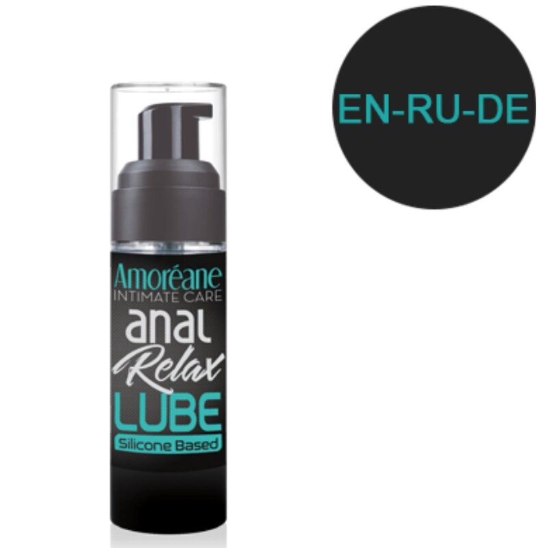 AMOREANE - LUBRICANTE ANAL BASE DE SILICONA 30 ML EN/RU/DE - Kanerotika SL