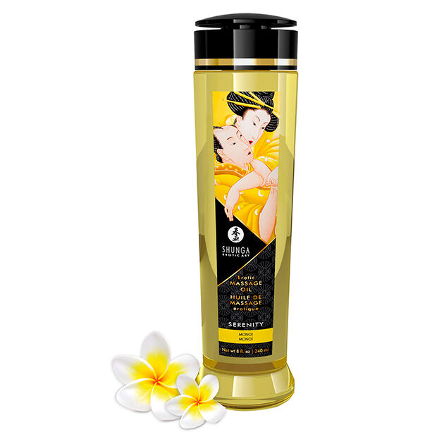 SHUNGA - ACEITE DE MASAJE EROTICO SERENITY 240 ML - Kanerotika SL