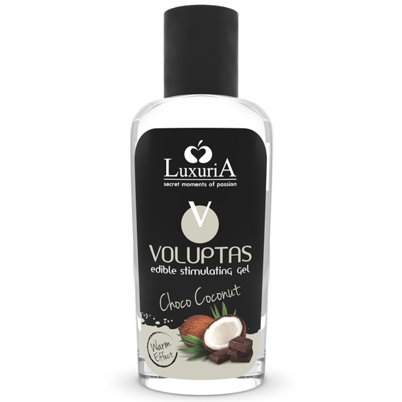 INTIMATELINE LUXURIA - VOLUPTAS GEL MASAJE COMESTIBLE EFECTO CALOR - COCO Y CREMA 100 ML - Kanerotika SL