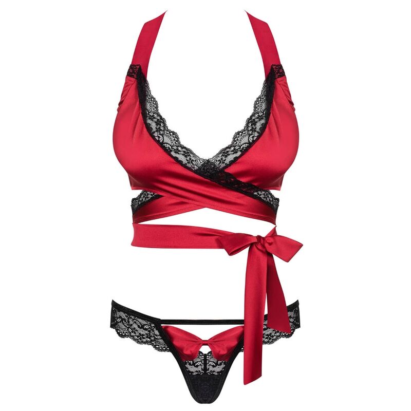 OBSESSIVE - SENSUELIA SET DOS PIEZAS ROJO XXL - Kanerotika SL