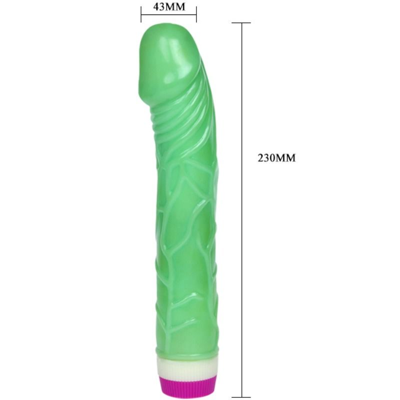 BAILE - WAVES OF PLEASURE VIBRADOR 23 CM VERDE - Kanerotika SL