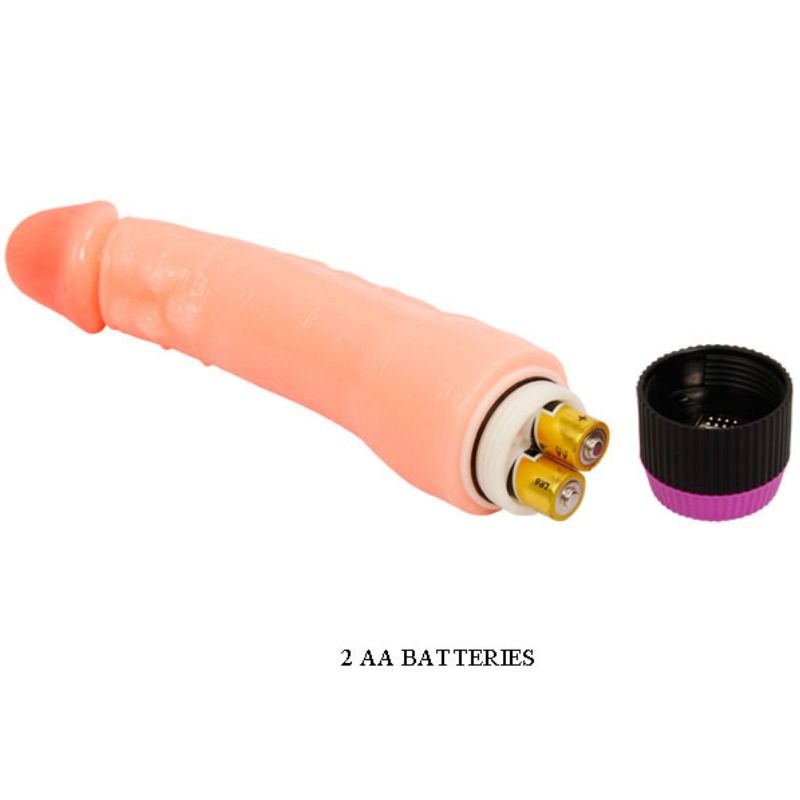 BAILE - VIBRADOR REALISTICO FLEXIBLE NATURAL 24 CM - Kanerotika SL