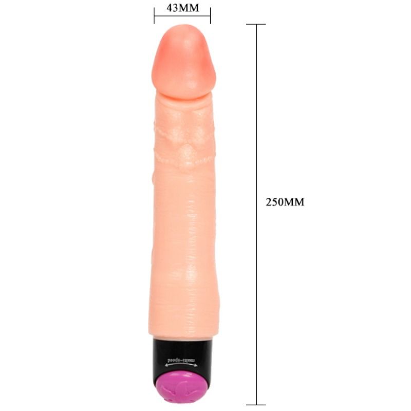 BAILE - VIBRADOR REALISTICO FLEXIBLE 25 CM - Kanerotika SL