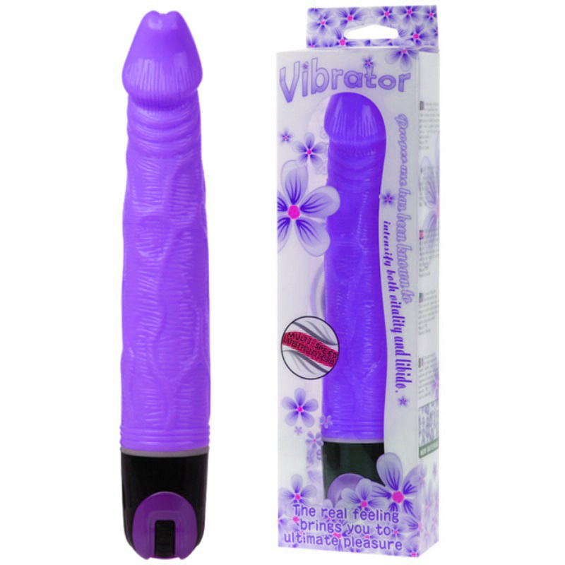 BAILE - VIBRATOR MULTISPEED 21.5 CM MORADO - Kanerotika SL