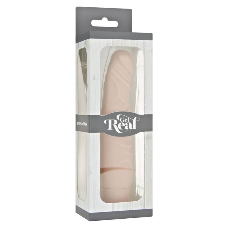 GET REAL - MINI CLASSIC SLIM VIBRADOR NATURAL - Kanerotika SL