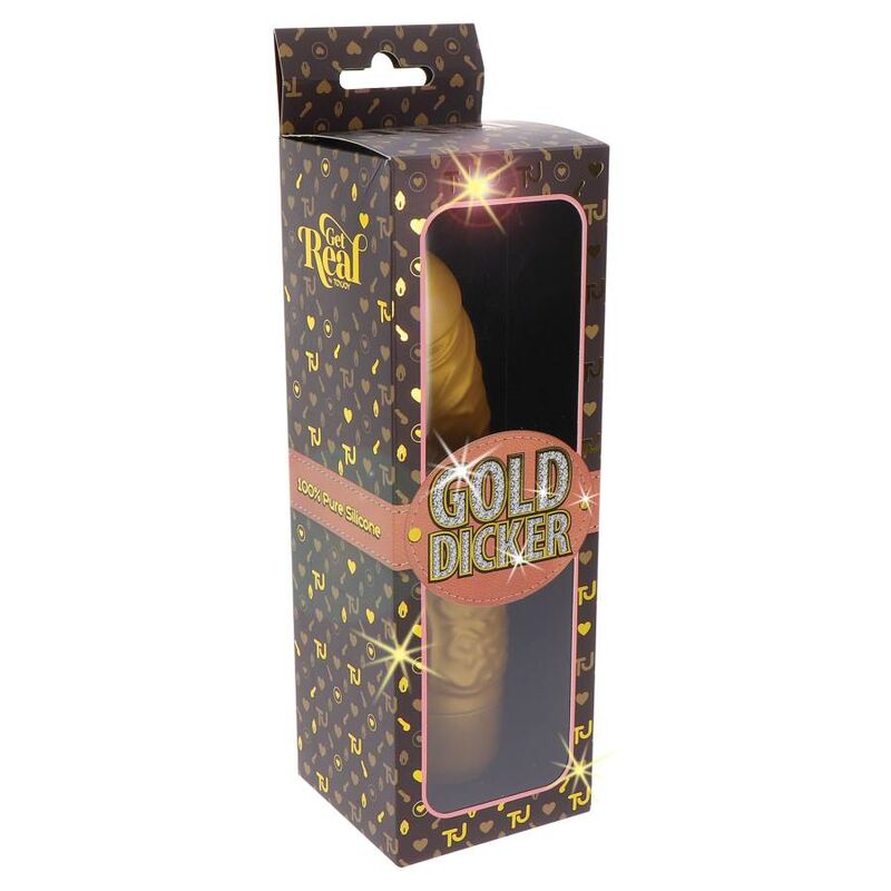 GET REAL - GOLD DICKER ORIGINAL VIBRADOR DORADO - Kanerotika SL