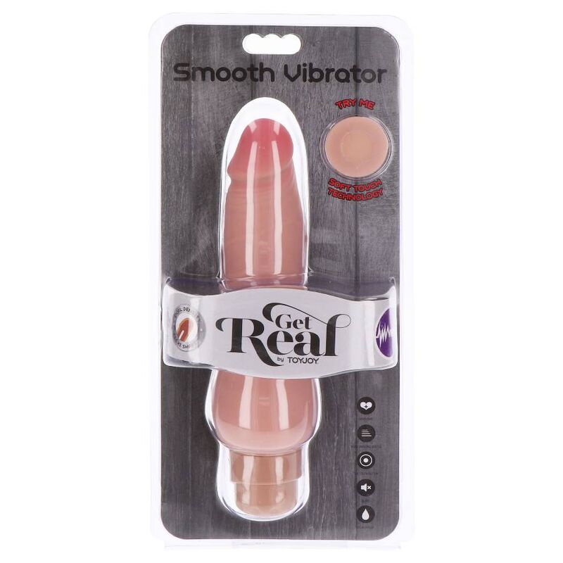 GET REAL - DUAL DENSITY SMOOTH VIBRADOR NATURAL - Kanerotika SL