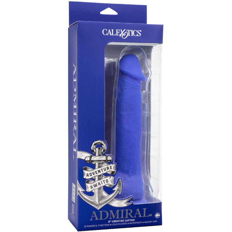 ADMIRAL - CAPTAIN DILDO REALISTICO VIBRADOR AZUL - Kanerotika SL