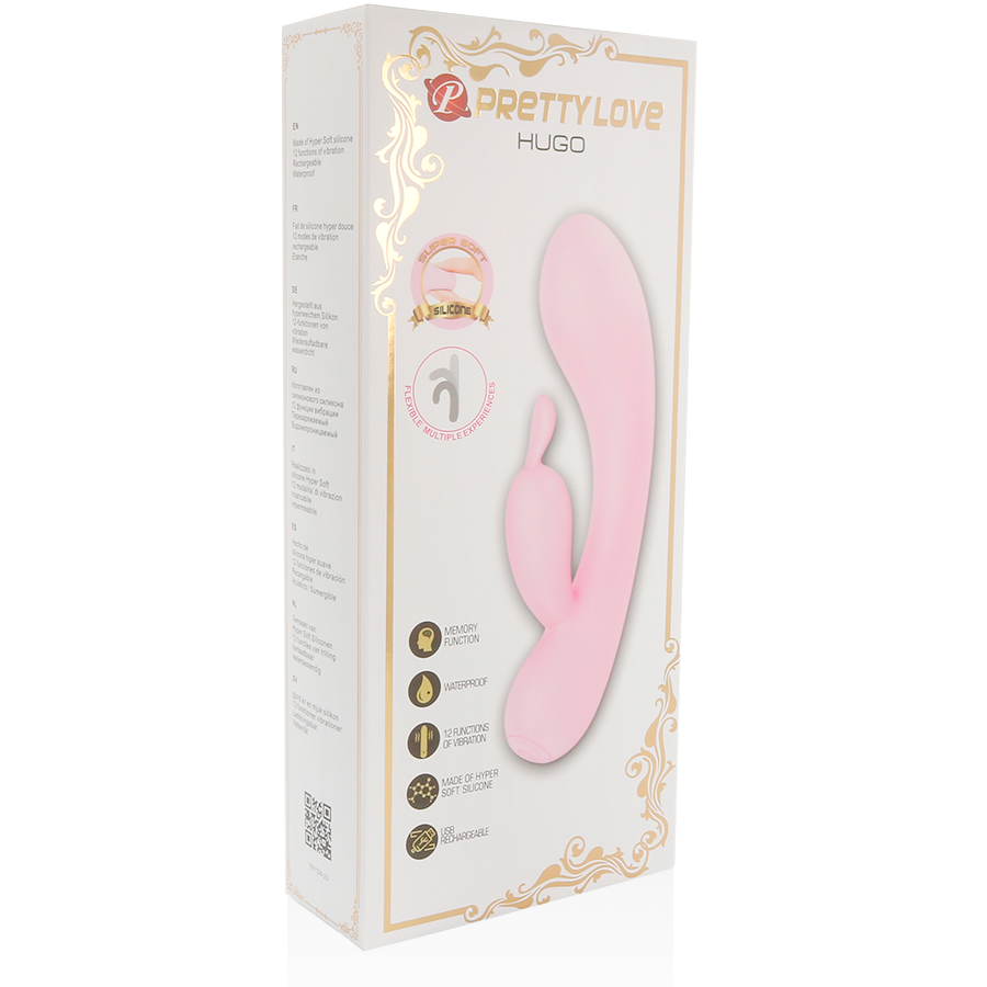 PRETTY LOVE - SMART HUGO VIBRADOR RABBIT CON OREJITAS - Kanerotika SL