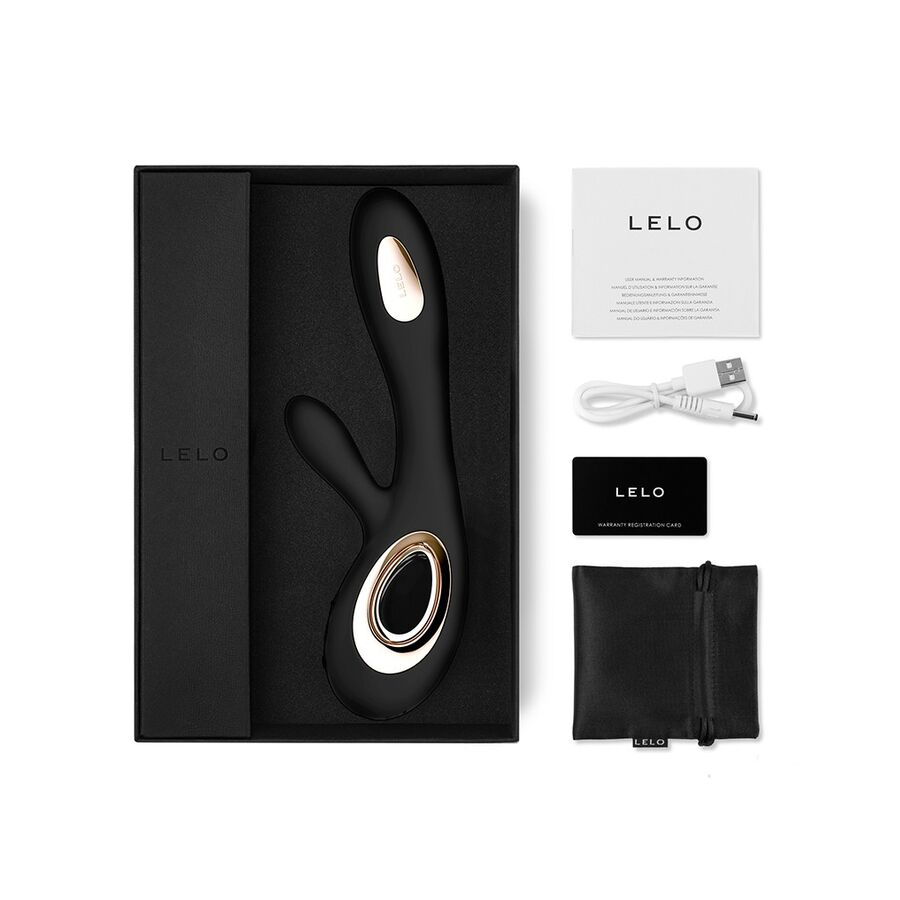 LELO - SORAYA WAVE VIBRADOR RABBIT NEGRO - Kanerotika SL