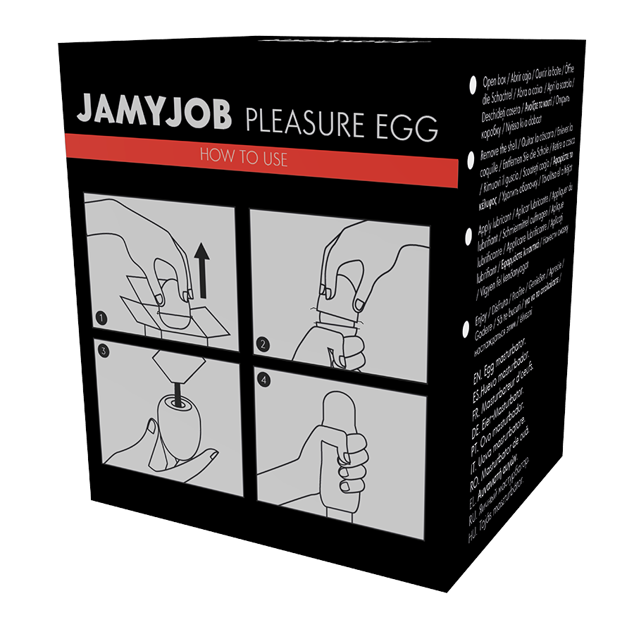 JAMYJOB - HUEVO MASTURBADOR DISCRETO VERSION BLACK TRY - Kanerotika SL