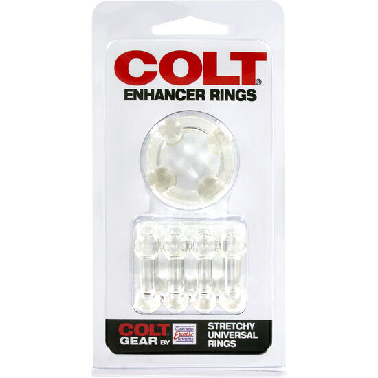 CALIFORNIA EXOTICS - COLT ENHANCER RINGS ANILLOS PARA EL PENE TRANSPARENTES - Kanerotika SL