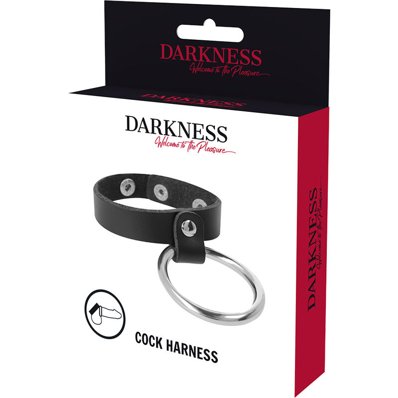 DARKNESS - ANILLO DE METAL PARA EL PENE Y TESTÍCULOS - Kanerotika SL