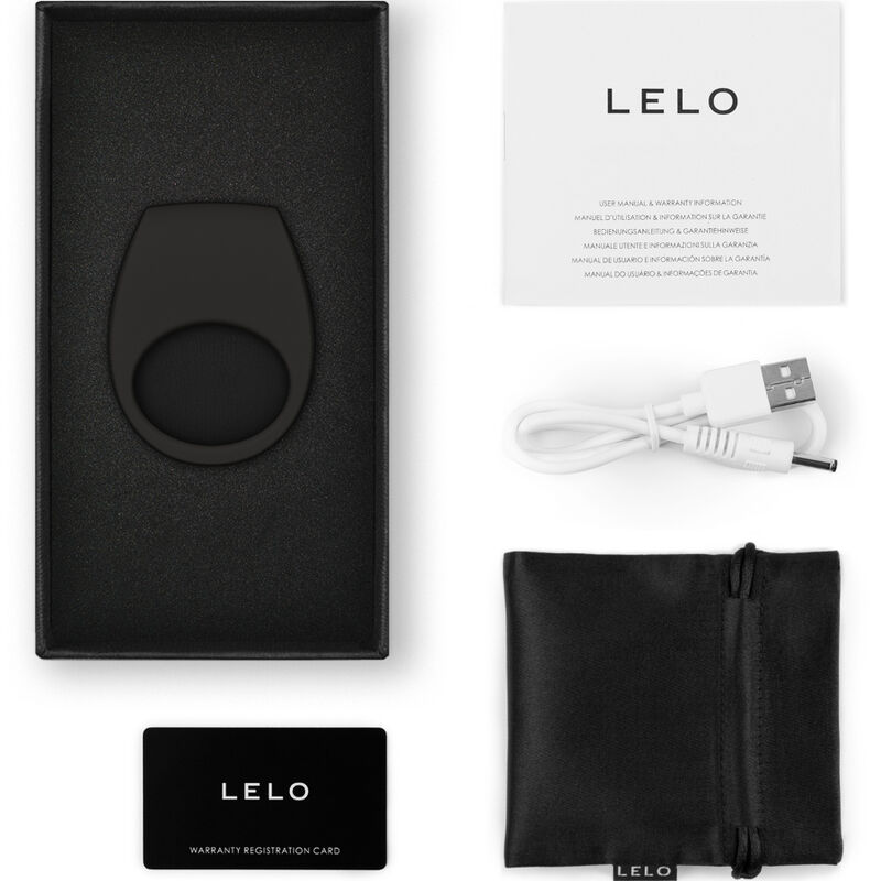 LELO - TOR 3 ANILLO VIBRADOR NEGRO - Kanerotika SL