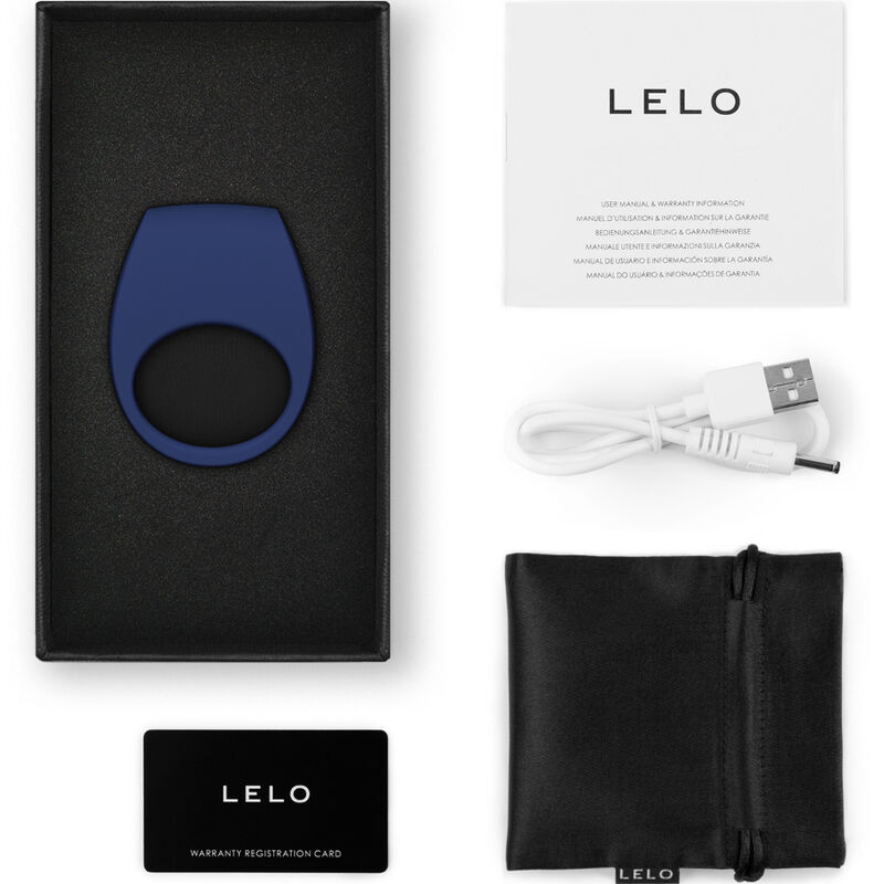 LELO - TOR 3 ANILLO VIBRADOR AZUL - Kanerotika SL