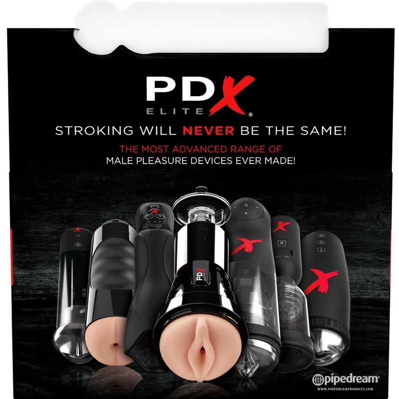 PDX ELITE - SET MASTURBADOR STROKER 12 UNIDADES: 6X VAGINA, 3X ANO, 3X BOCA - Kanerotika SL