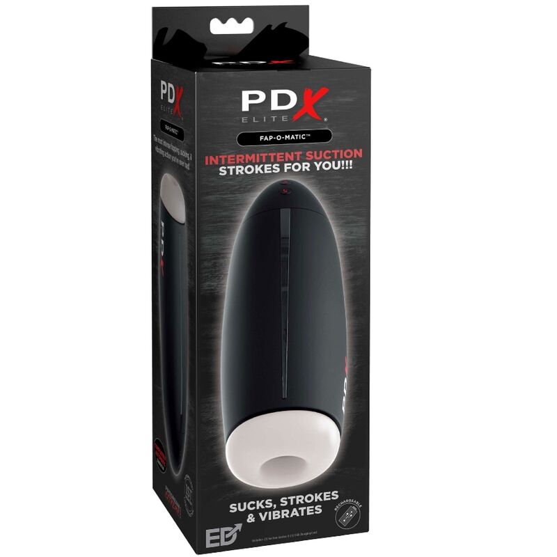 PDX ELITE - MASTURBADOR STROKER FAP-O-MATIC SUCCION & VIBRADOR - Kanerotika SL