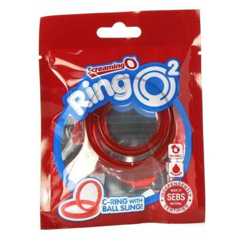 SCREAMING O - ANILLO RINGO 2 ROJO - Kanerotika SL