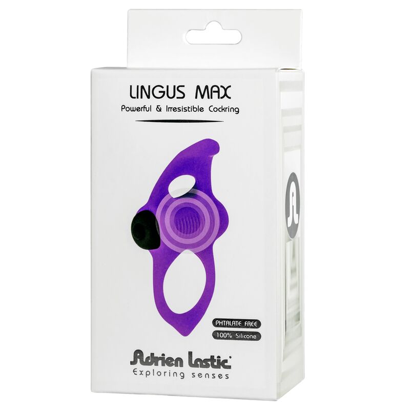 ADRIEN LASTIC - LINGUS MAX ANILLO VIBRADOR VIOLETA - Kanerotika SL