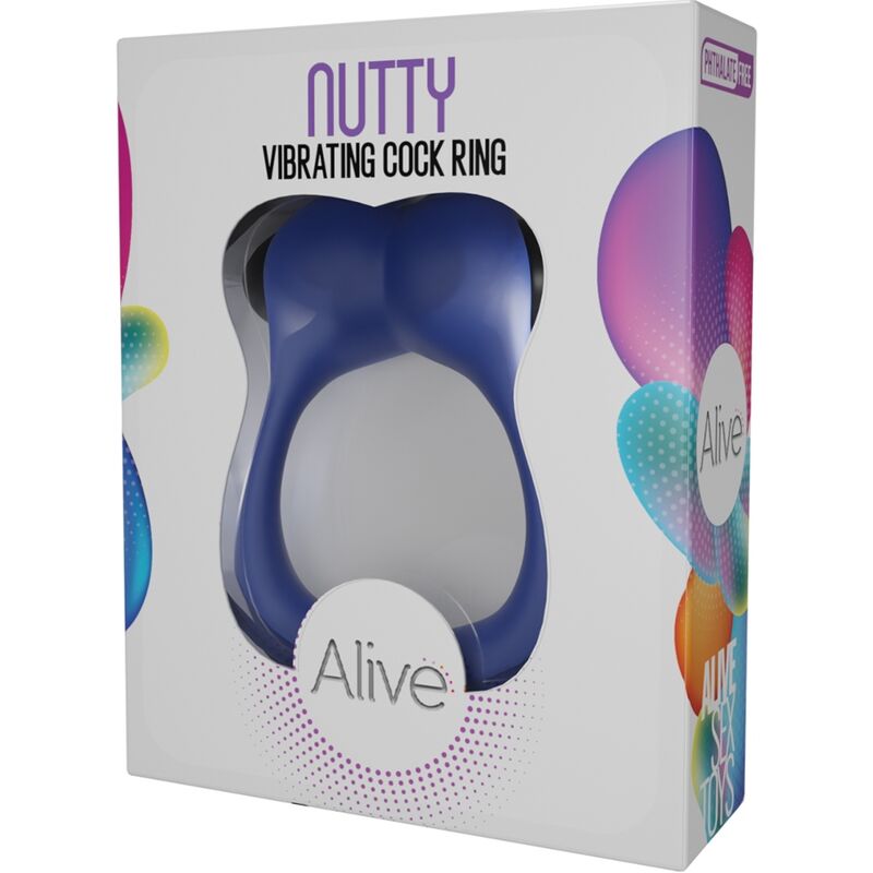 ALIVE - NUTTY ANILLO VIBRADOR AZUL - Kanerotika SL