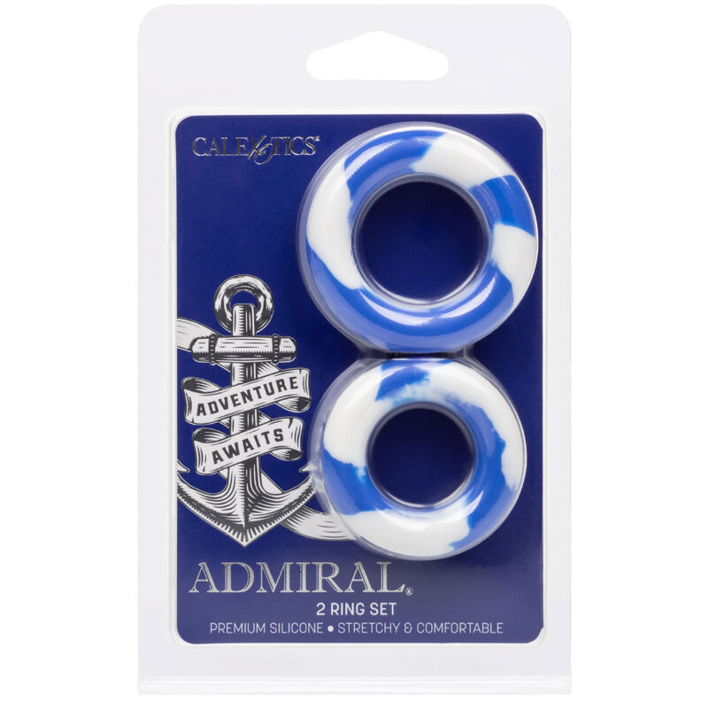 ADMIRAL - SET 2 ANILLOS PARA PENE - Kanerotika SL